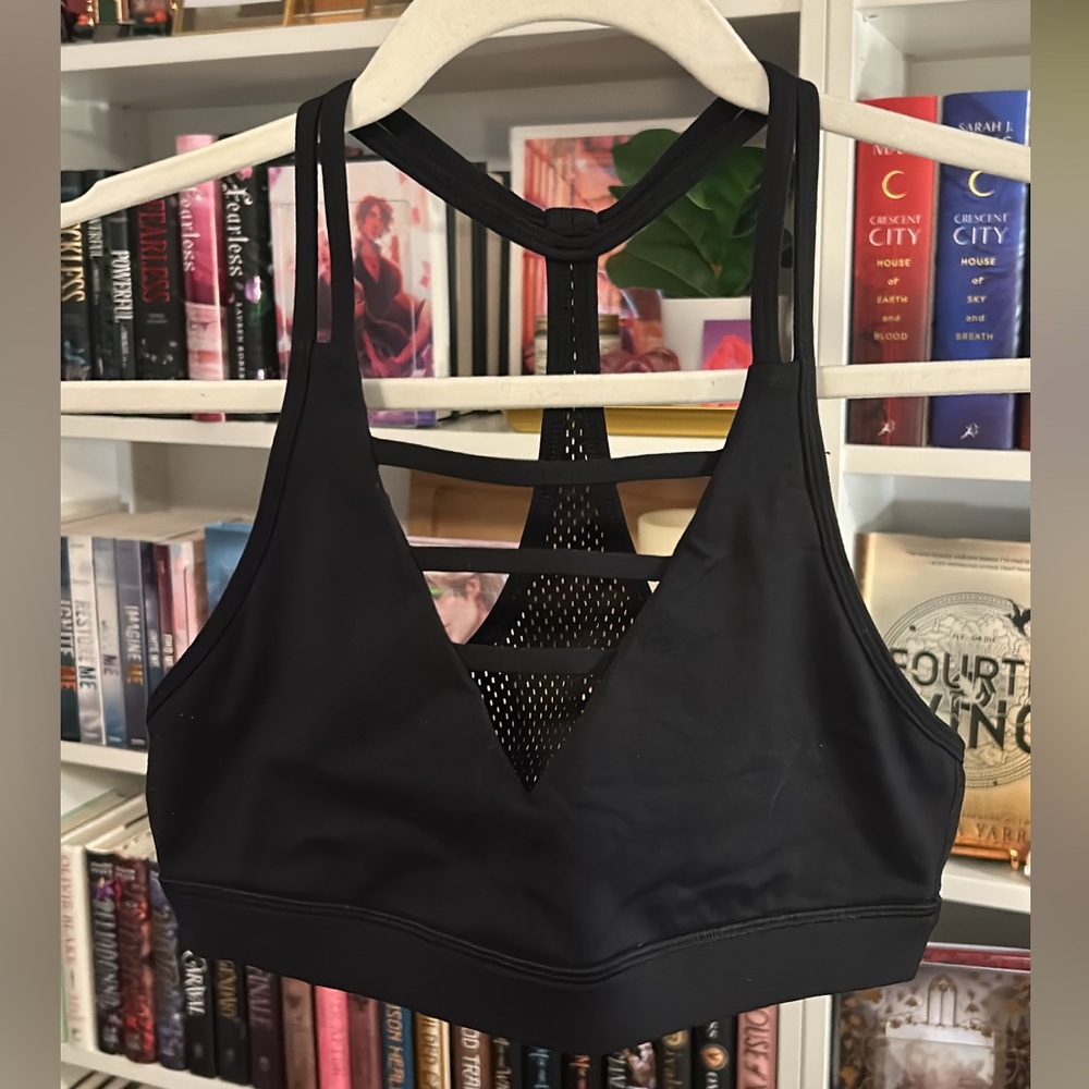 ZYIA Black Strappy Sports Bra